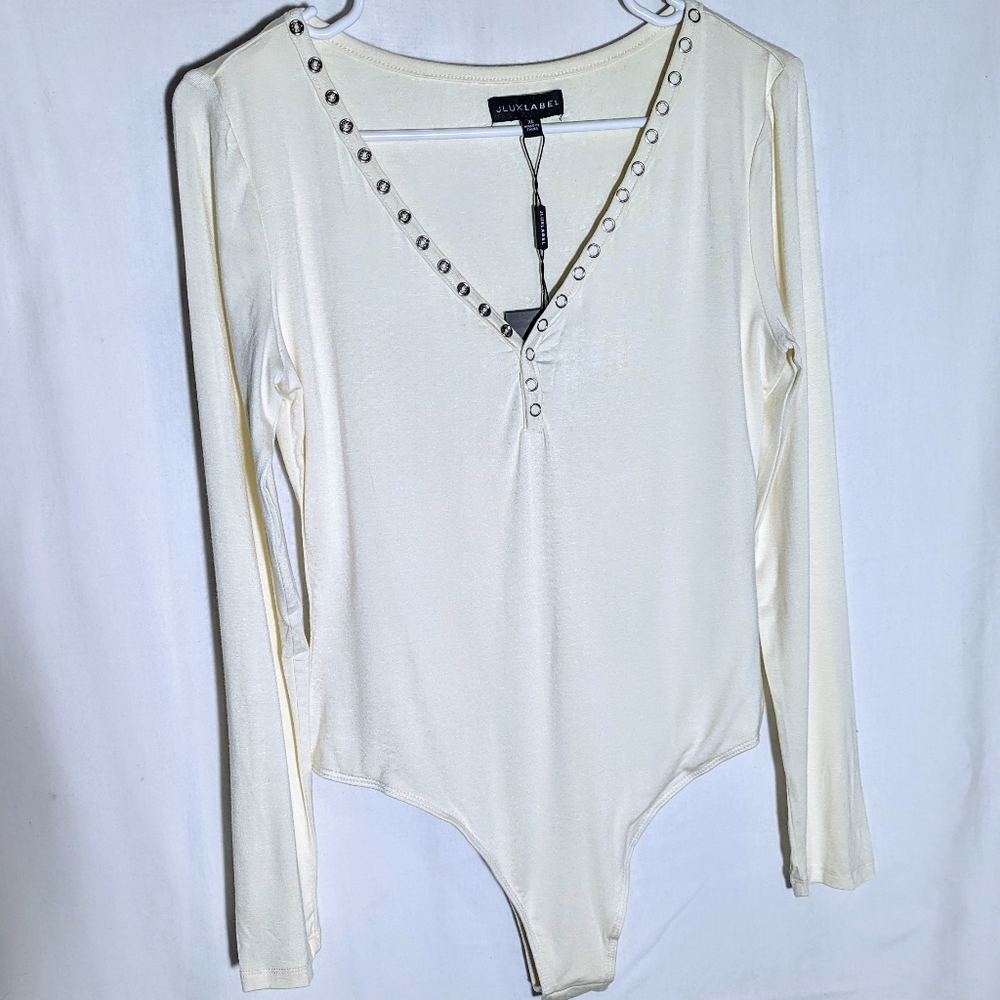EUC Jluxlabel Buttercream Bodysuit (XL)